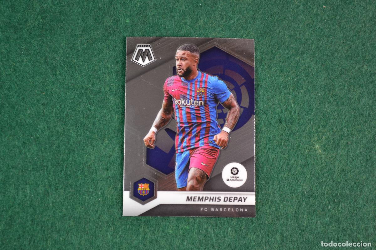 Cromos de f&uacute;tbol: PANINI MOSAIC LA LIGA 2021-22 - 47 MEMPHIS DEPAY (FC BARCELONA)