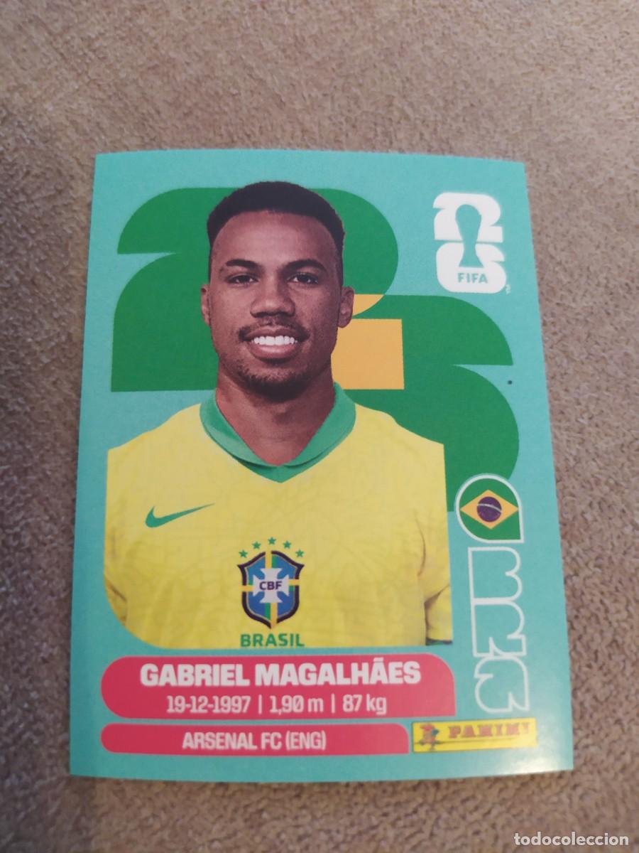 Fu&szlig;ball-Sticker: BRA 06 GABRIEL MAGALHAES 6 Brasil mundial 2026 panini
