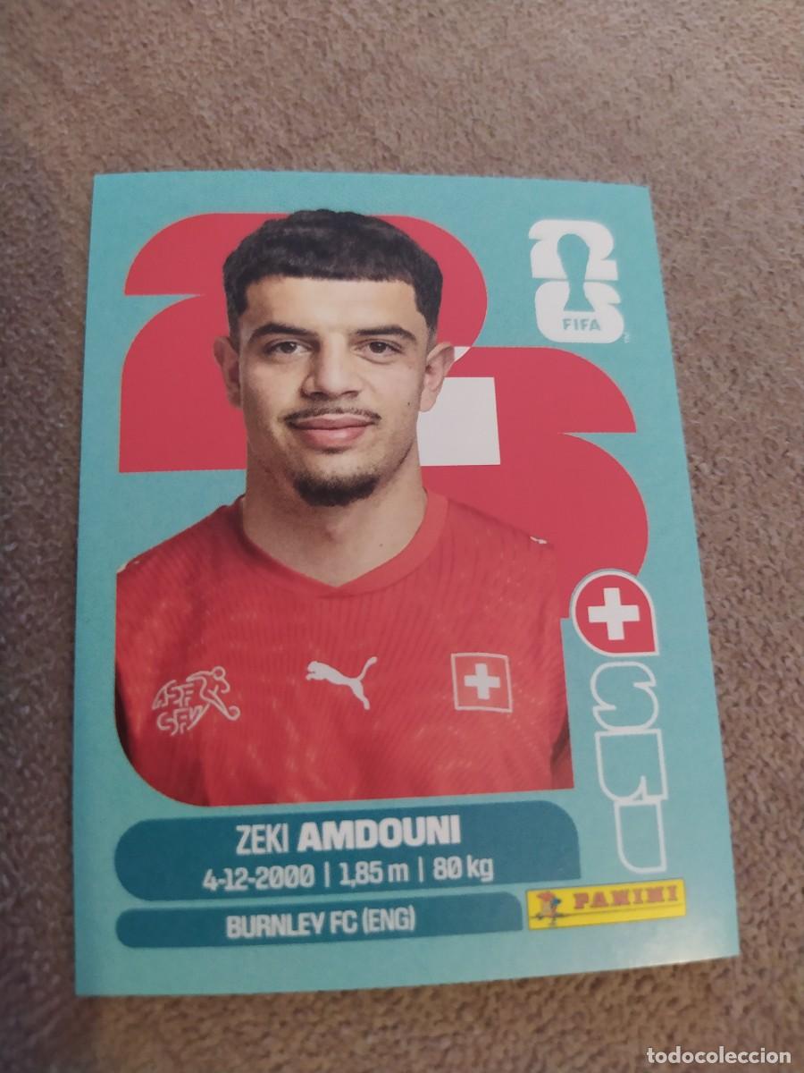 Fu&szlig;ball-Sticker: SUI 20 Zeki AMDOUNI Suiza mundial 2026 panini