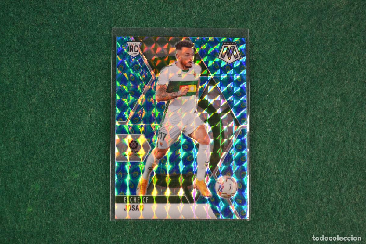 Fu&szlig;ball-Sticker: PANINI MOSAIC LA LIGA 2020-21 - 25 JOSAN (ELCHE CF) PARALELA PEACOCK