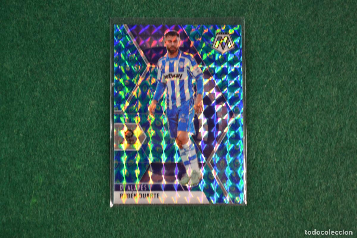 Fu&szlig;ball-Sticker: PANINI MOSAIC LA LIGA 2020-21 - 68 RUBEN DUARTE (DEPORTIVO ALAVES) PARALELA PEACOCK