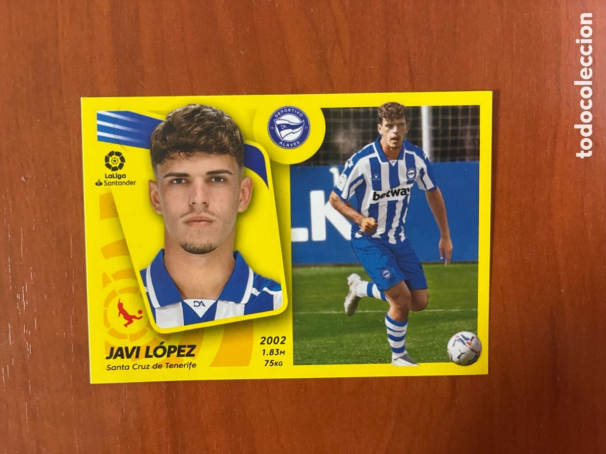 Fu&szlig;ball-Sticker: JAVI LOPEZ 11 BIS COLOCA ALAVES LIGA &Eacute;STE 21 22 2021 2022 PANINI NUNCA PEGADO