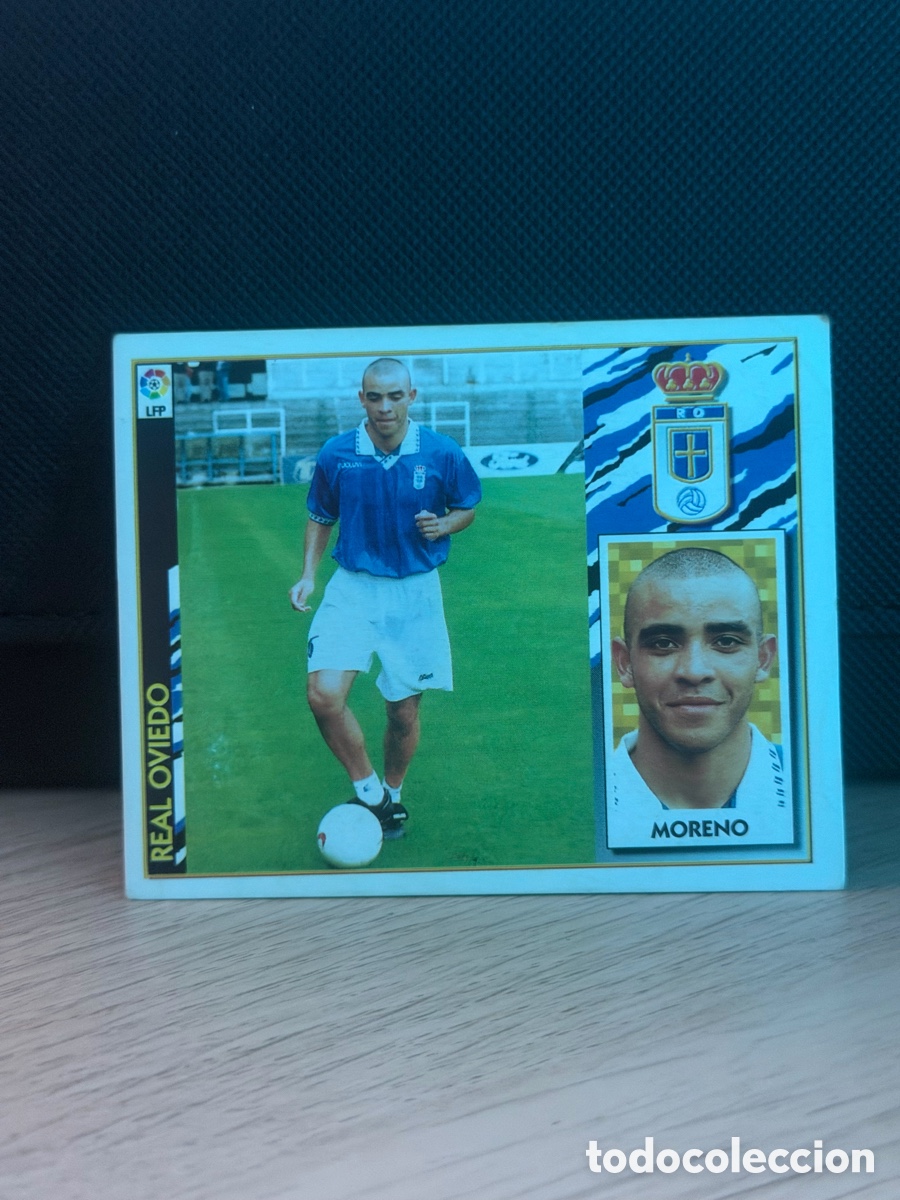Fu&szlig;ball-Sticker: LIGA 97 98 - Ediciones Este - Moreno - Fichaje 35 - Real Oviedo