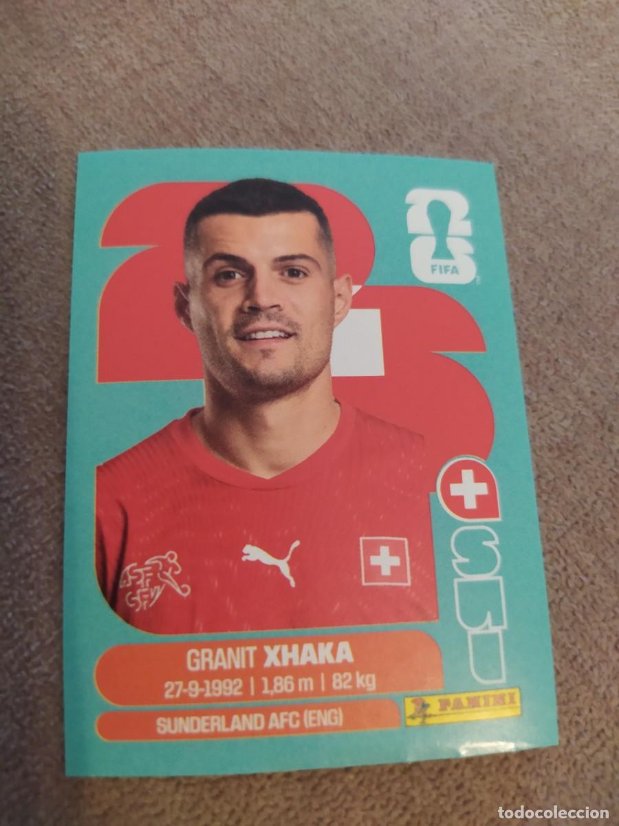 Fu&szlig;ball-Sticker: SUI 09 Granit XHAKA 9 Suiza mundial 2026 panini