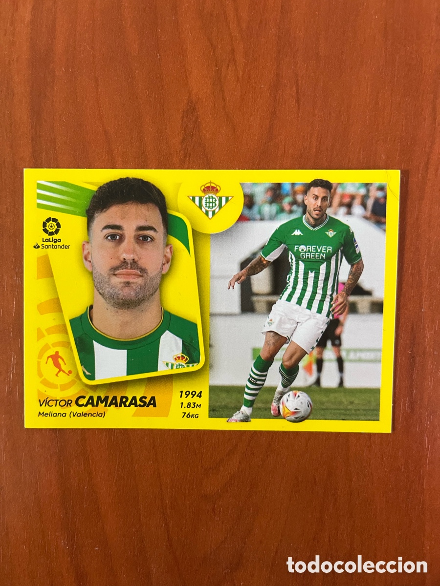 Fu&szlig;ball-Sticker: CAMARASA 12 BIS COLOCA BETIS LIGA ESTE 2021 2022 21 22 PANINI NUNCA PEGADO