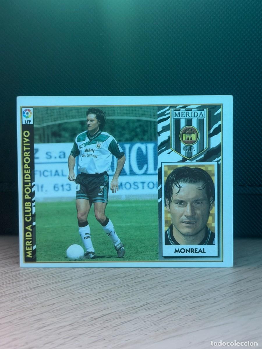 Cromos de f&uacute;tbol: LIGA 97 98 - Ediciones Este - Monreal - Merida - Foto 1