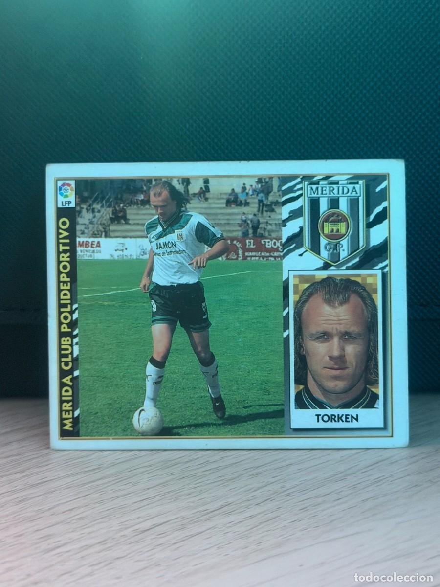 Fu&szlig;ball-Sticker: LIGA 97 98 - Ediciones Este - Torken - Merida