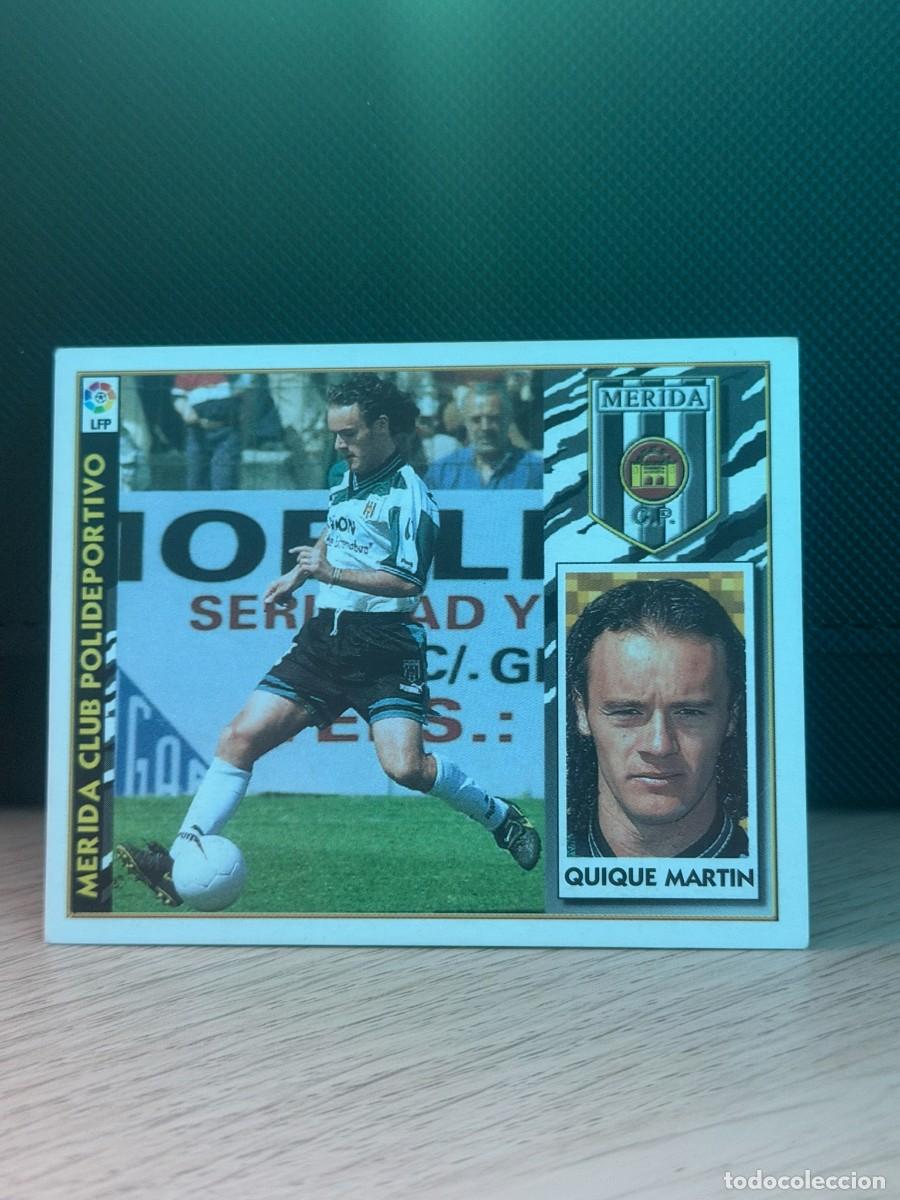 Cromos de f&uacute;tbol: LIGA 97 98 - Ediciones Este - Quique Martin - Merida