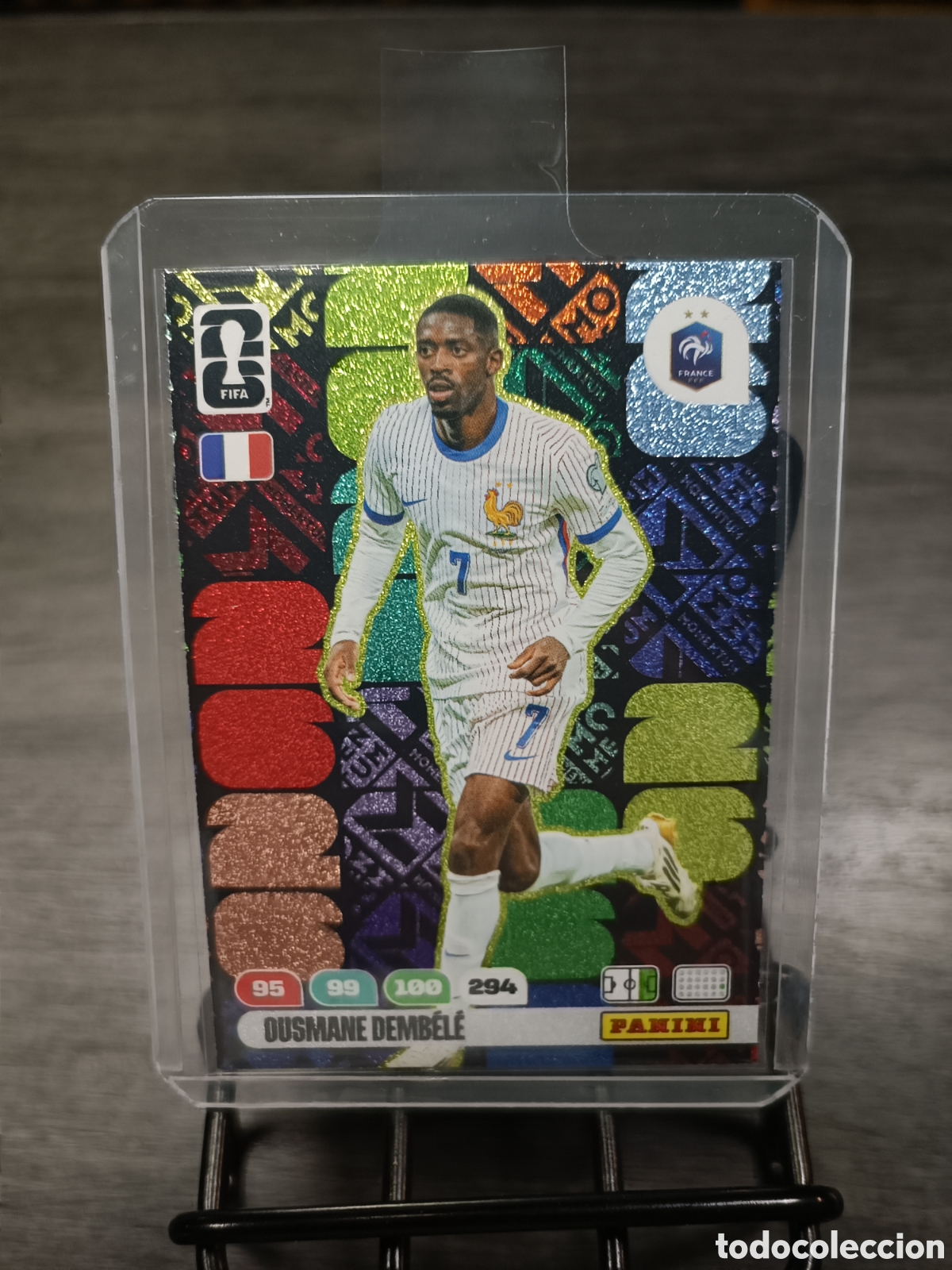 Cromos de f&uacute;tbol: Momentum Demb&eacute;l&eacute; Mundial 2026