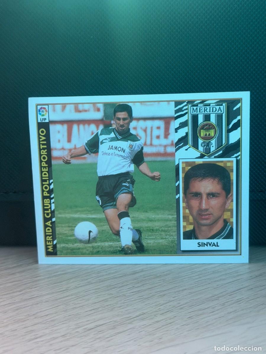 Cromos de f&uacute;tbol: LIGA 97 98 - Ediciones Este - Sinval - Merida - Foto 1