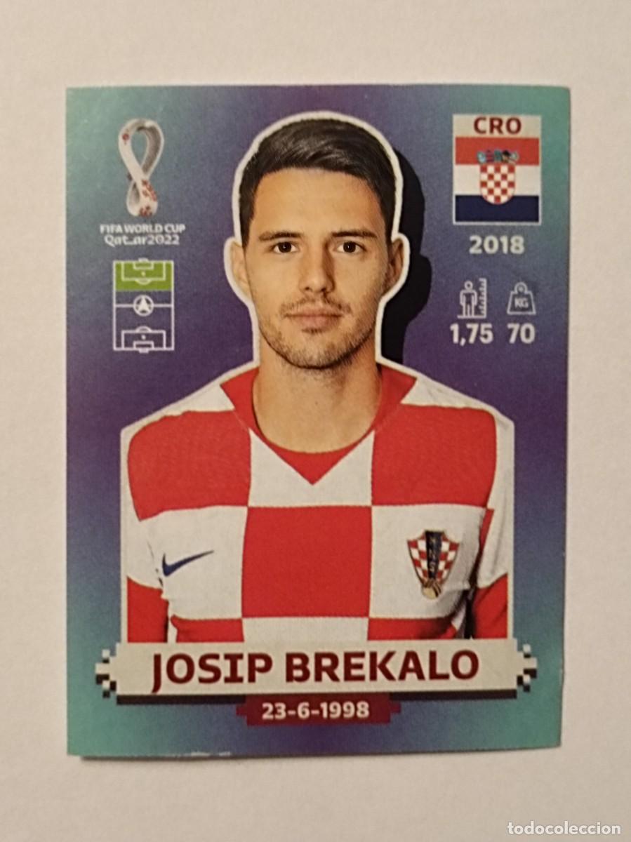 Cromos de f&uacute;tbol: #CRO 17 JOSIP BREKALO (CROACIA) MUNDIAL QATAR 2022 PANINI