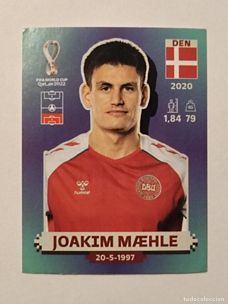 Cromos de f&uacute;tbol: #DEN 7 JOAKIM MAEHLE (DINAMARCA) MUNDIAL QATAR 2022 PANINI