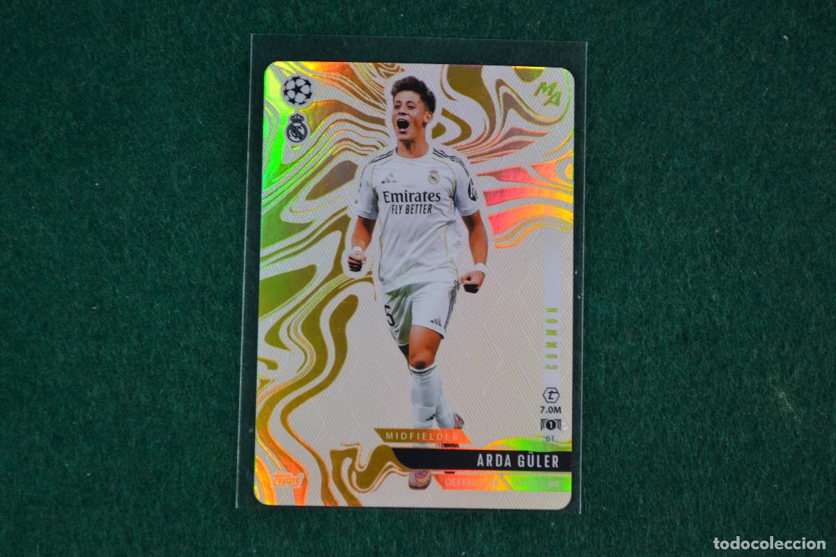 Cromos de f&uacute;tbol: TOPPS MATCH ATTAX MADNESS 2025-26 - 61 ARDA GULER (REAL MADRID)