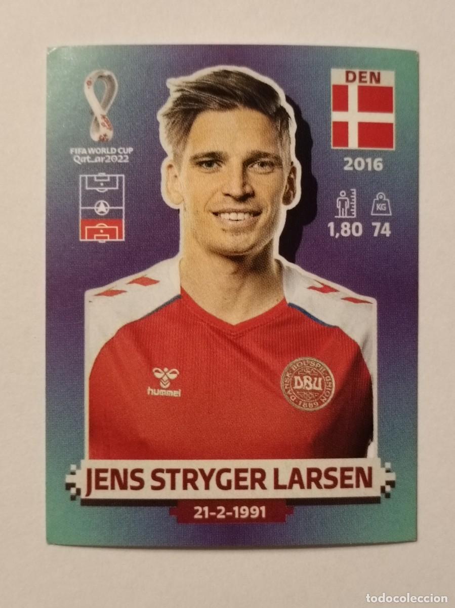 Cromos de f&uacute;tbol: #DEN 8 JENS STRYGER LARSEN (DINAMARCA) MUNDIAL QATAR 2022 PANINI