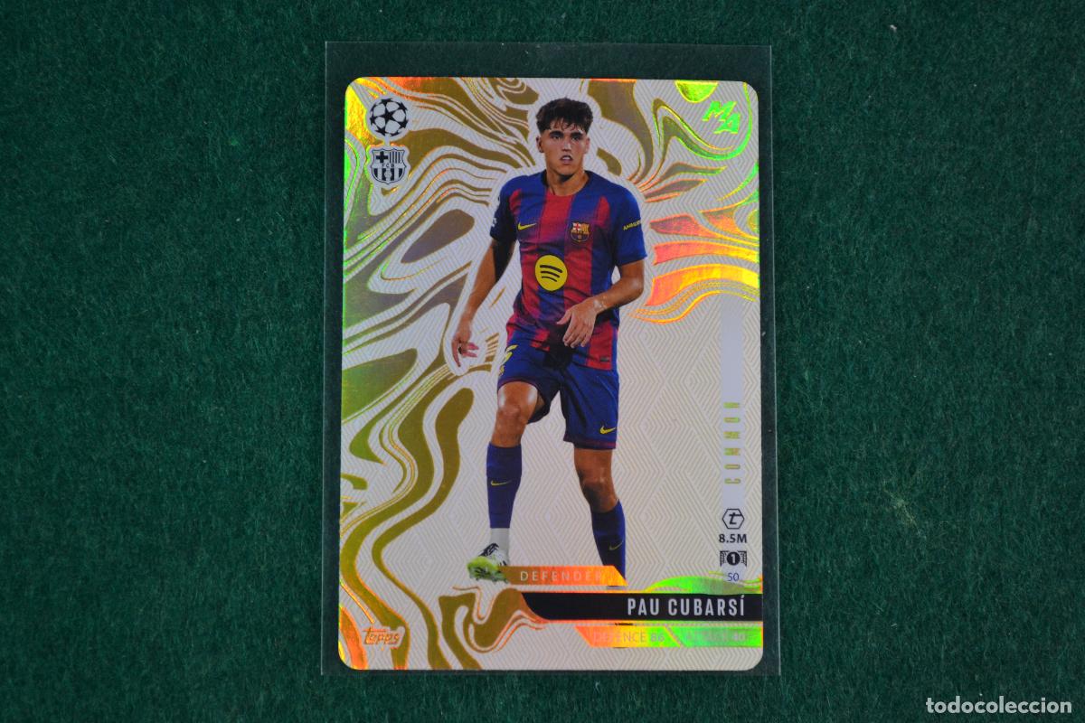 Cromos de f&uacute;tbol: TOPPS MATCH ATTAX MADNESS 2025-26 - 50 PAU CUBARSI (FC BARCELONA)