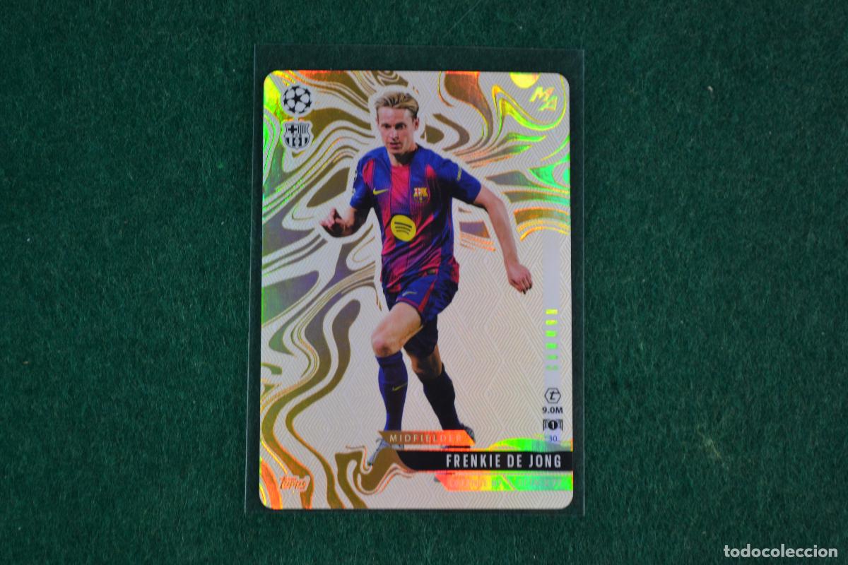 Cromos de f&uacute;tbol: TOPPS MATCH ATTAX MADNESS 2025-26 - 30 FRENKIE DE JONG (FC BARCELONA)