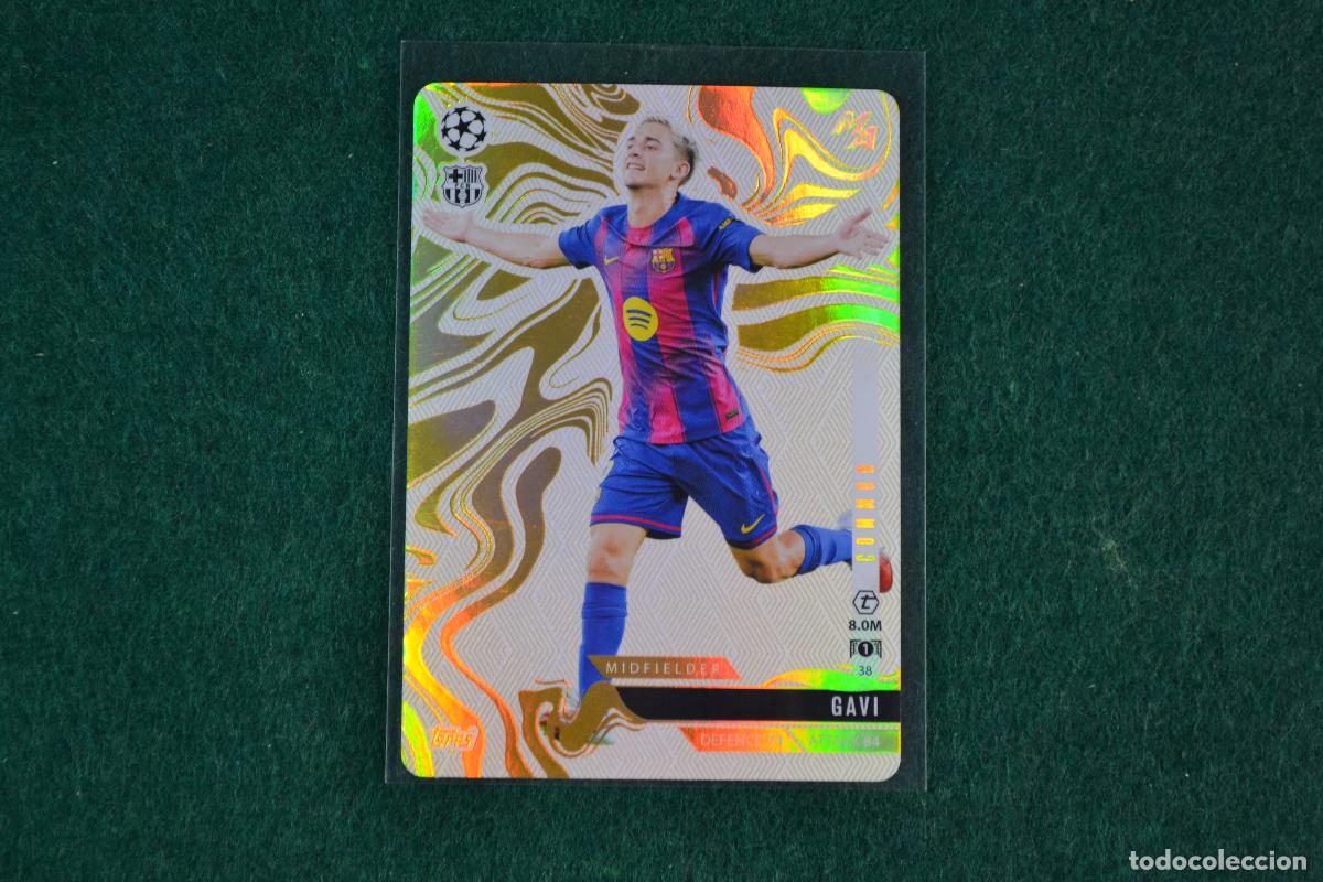 Cromos de f&uacute;tbol: TOPPS MATCH ATTAX MADNESS 2025-26 - 38 GAVI (FC BARCELONA)