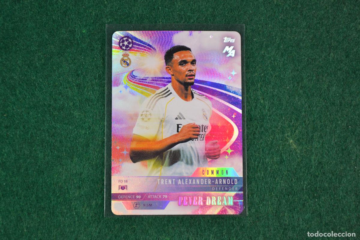 Cromos de f&uacute;tbol: TOPPS MATCH ATTAX MADNESS 2025-26 - FD18 TRENT ALEXANDER-ARNOLD (REAL MADRID) INSERT FEVER DREAM