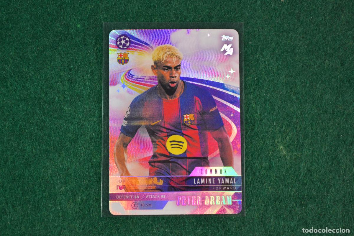 Cromos de f&uacute;tbol: TOPPS MATCH ATTAX MADNESS 2025-26 - FD9 LAMINE YAMAL (FC BARCELONA) INSERT FEVER DREAM