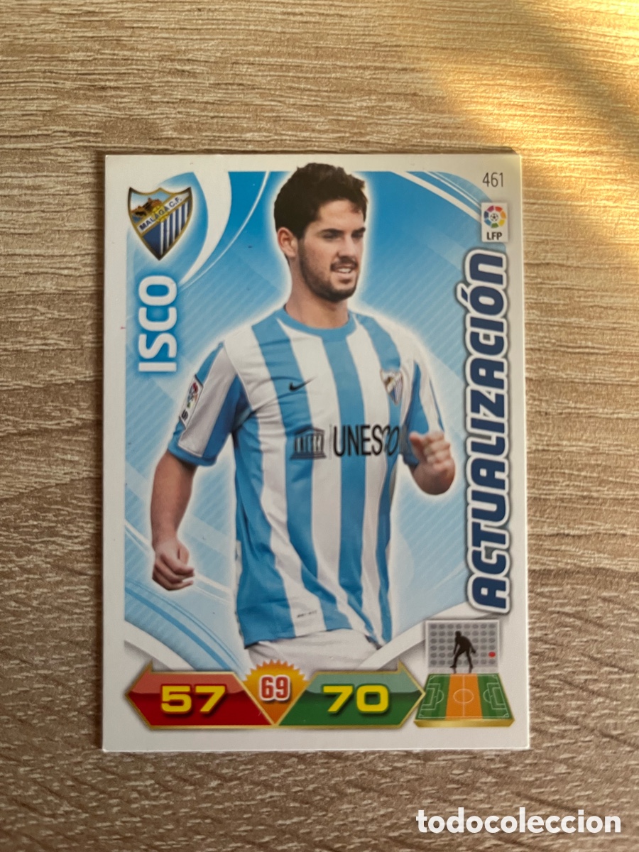 Cromos de f&uacute;tbol: 461 ISCO ACTUALIZACI&Oacute;N ADRENALYN 2011 2012 11 12 M&Aacute;LAGA