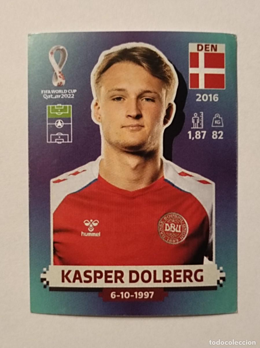 Cromos de f&uacute;tbol: #DEN 17 KASPER DOLBERG (DINAMARCA) MUNDIAL QATAR 2022 PANINI