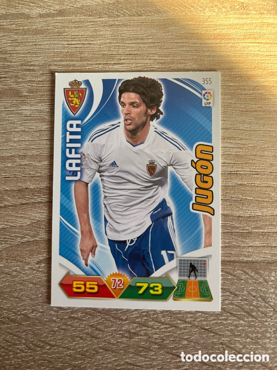 Cromos de f&uacute;tbol: 355 LAFITA JUG&Oacute;N ADRENALYN 2011 2012 11 12 REAL ZARAGOZA