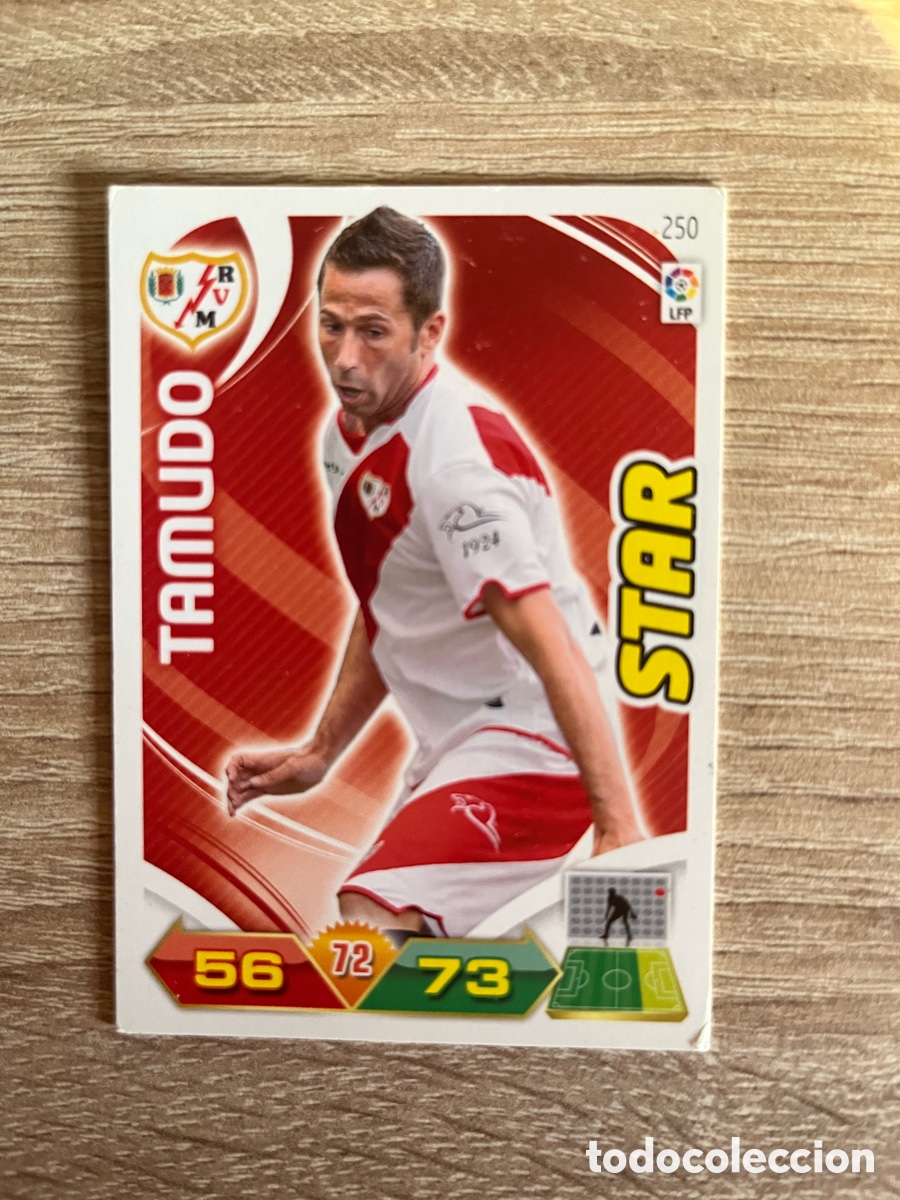 Cromos de Futebol: 250 TAMUDO STAR ADRENALYN 2011 2012 11 12 RAYO VALLECANO