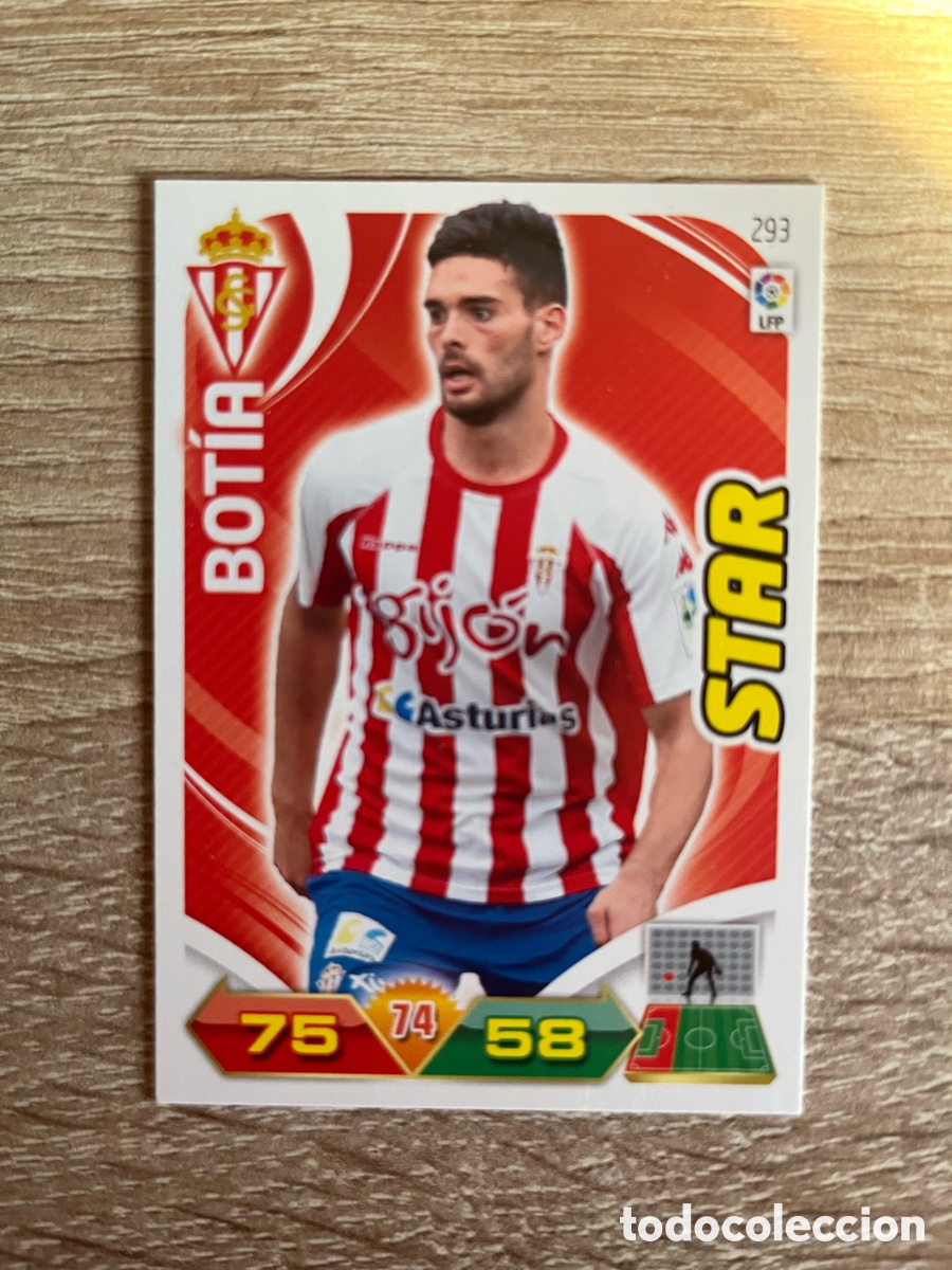 Cromos de f&uacute;tbol: 293 BOT&Iacute;A STAR ADRENALYN 2011 2012 11 12 SPORTING DE GIJ&Oacute;N