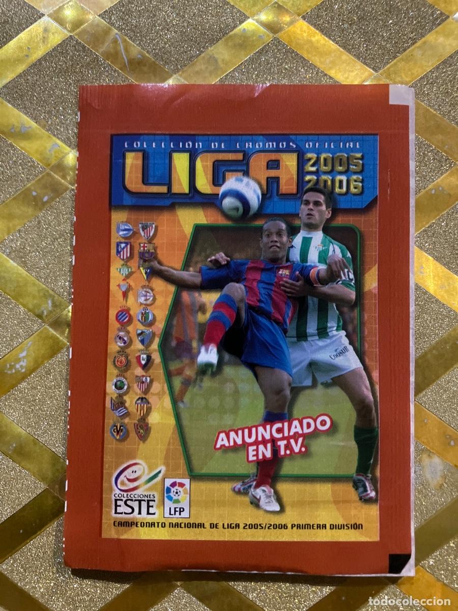 Figurine di Calcio: SOBRE DE CROMOS VACIO LIGA ESTE 2005 2006 PANINI !