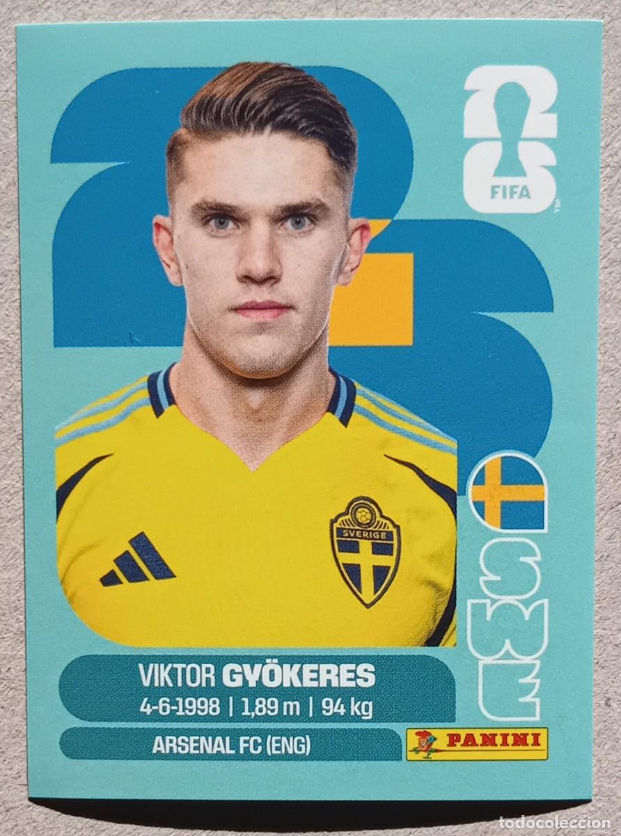 Cromos de f&uacute;tbol: Figurina Panini 2026 Cromo World Cup Usa Mundial 2026 Viktor Gyokeres Sweden n SWE 20