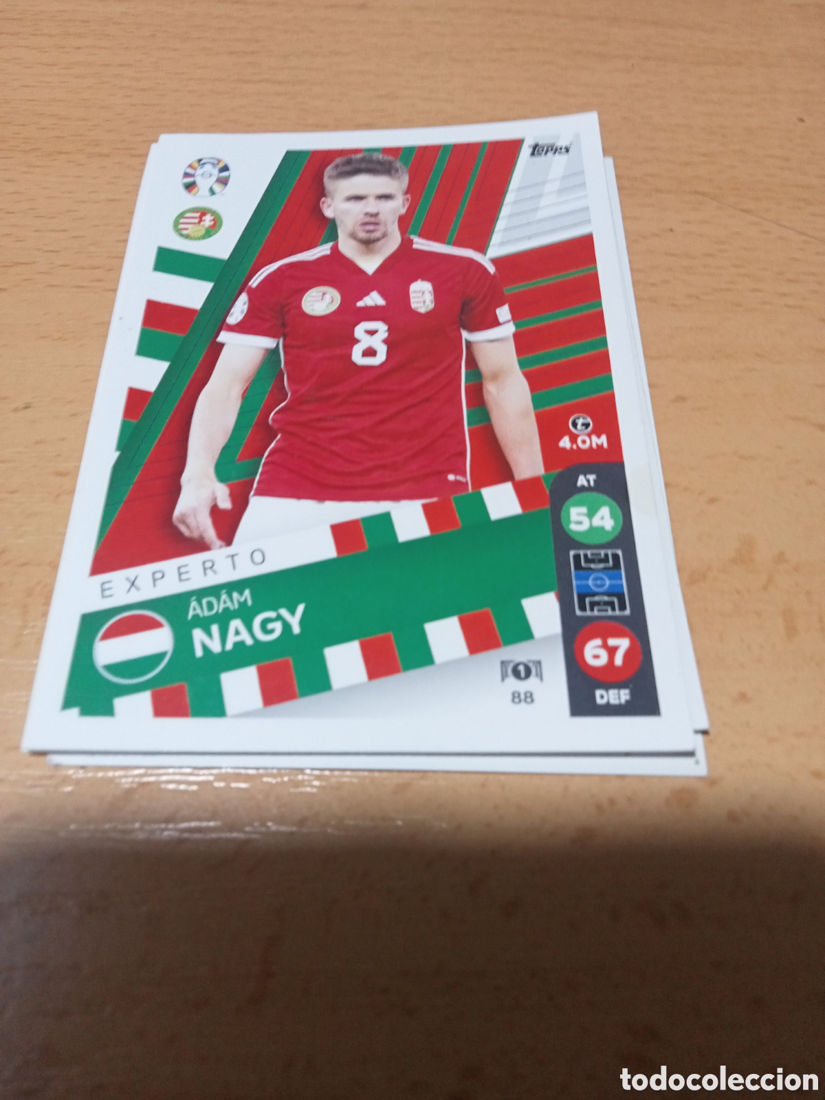 Football Stickers: cromo 88 Adam Nagy uefa euro 2024 Germany