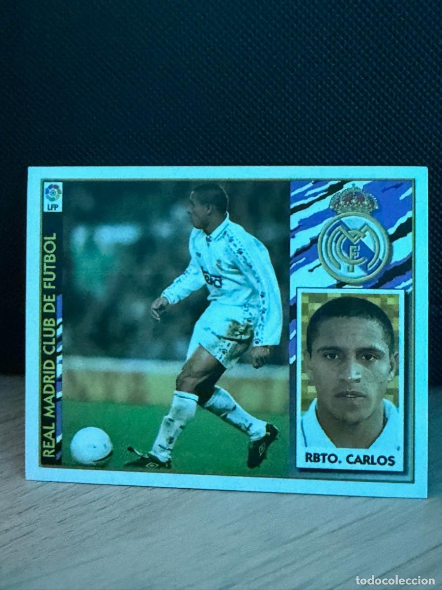 Fu&szlig;ball-Sticker: LIGA 97 98 - Ediciones Este - Roberto Carlos - Real Madrid