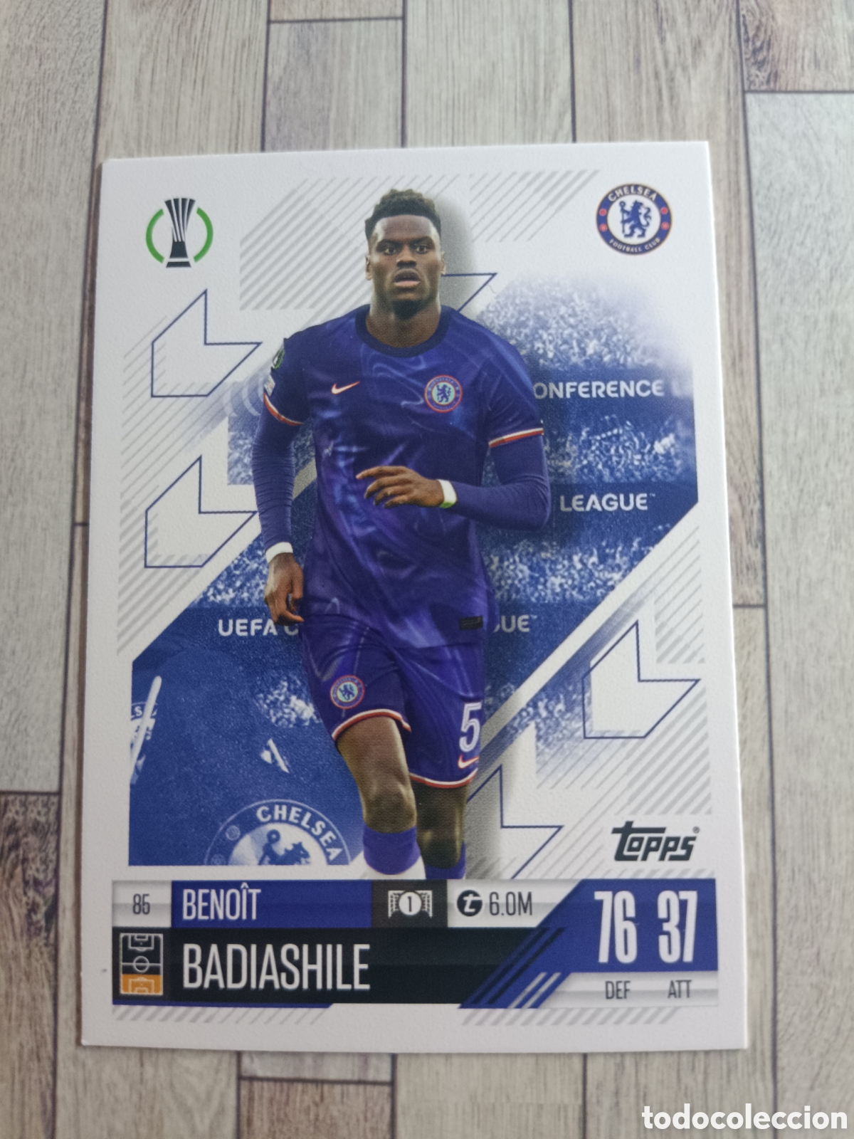 Cromos de Futebol: 85 BADIASHILE CHELSEA CHAMPIONS MATCH ATTAX TOPPS 2024 2025 24 25