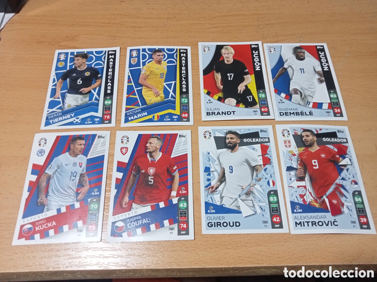 Cromos de Futebol: 8 cromos uefa euro 2024 Germany