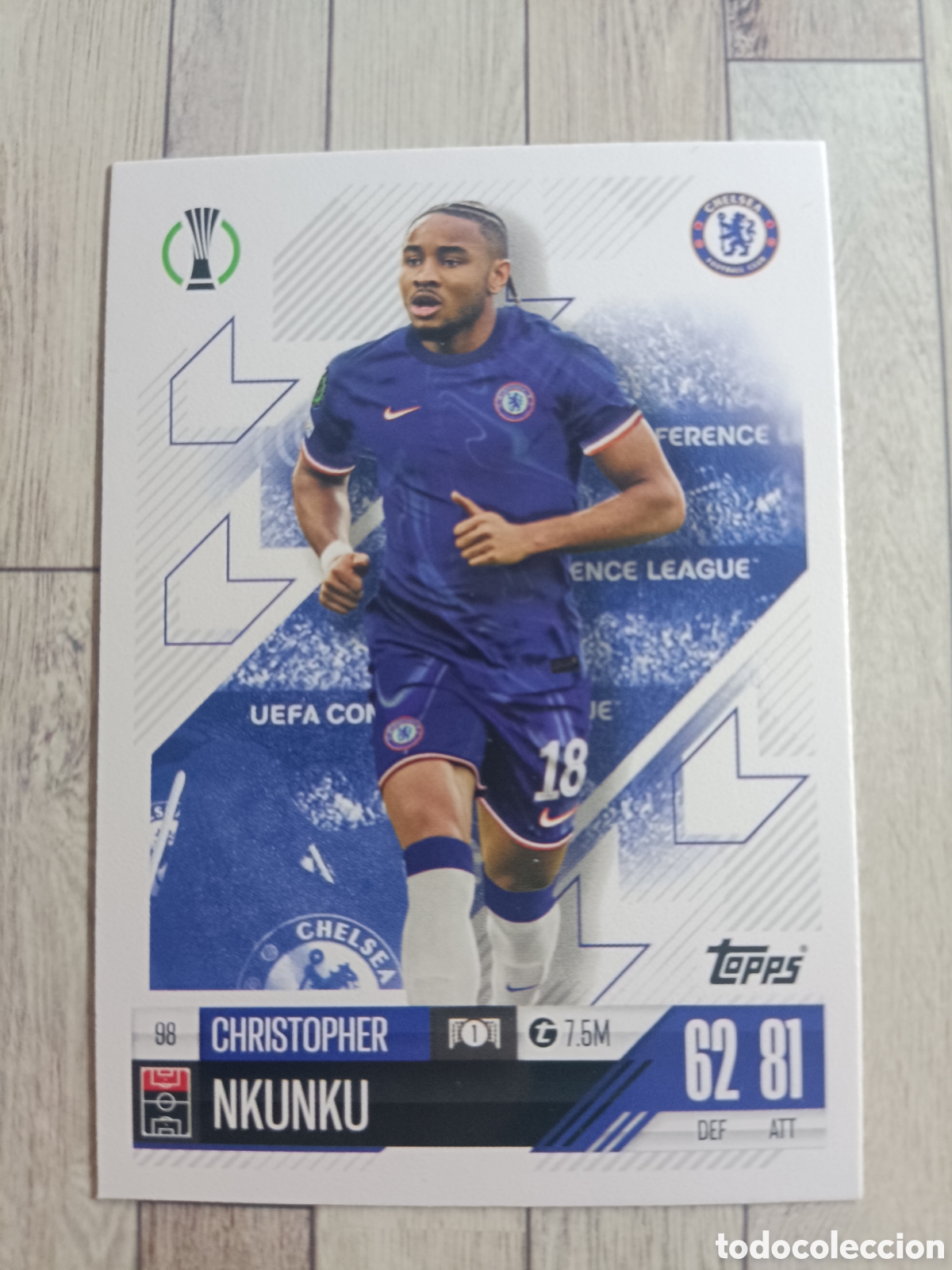 Cromos de Futebol: 98 NKUNKU CHELSEA CHAMPIONS MATCH ATTAX TOPPS 2024 2025 24 25