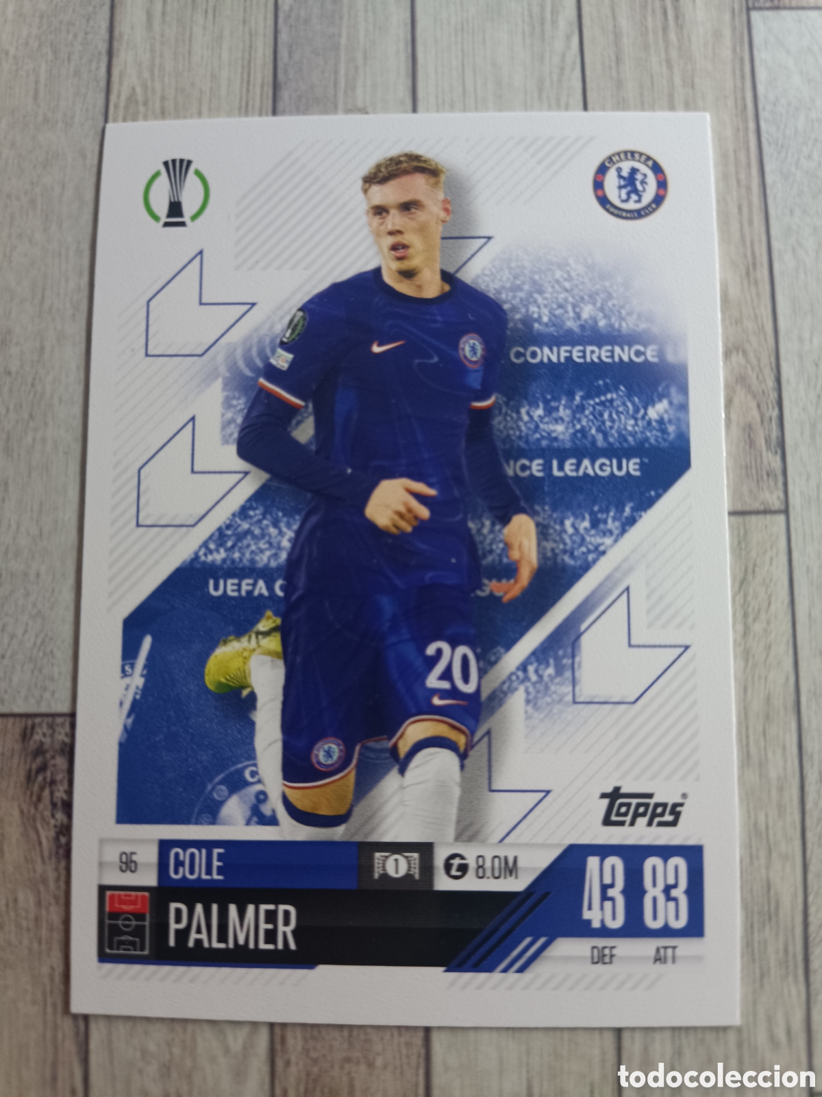 Cromos de Futebol: 95 COLE PALMER CHELSEA CHAMPIONS MATCH ATTAX TOPPS 2024 2025 24 25