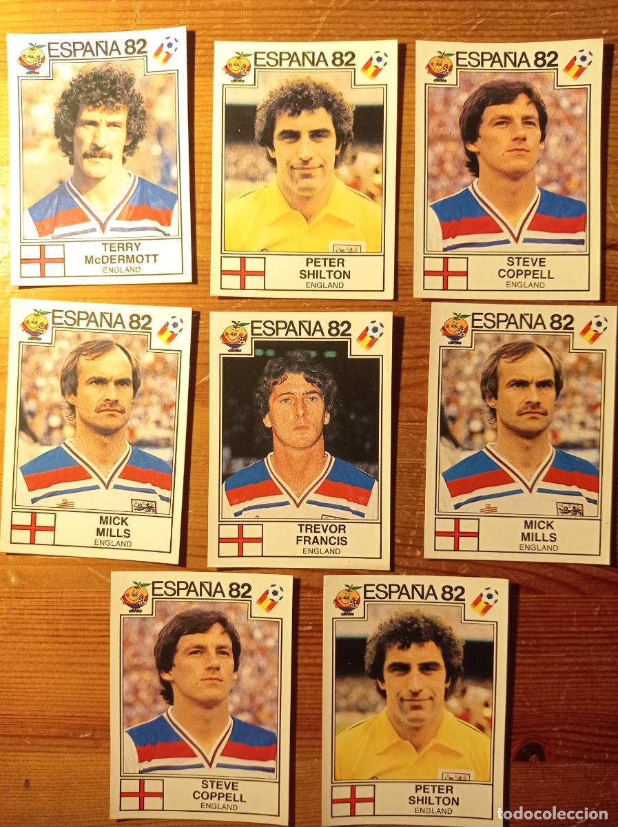 Cromos de f&uacute;tbol: Panini Espa&ntilde;a 82 Inglaterra