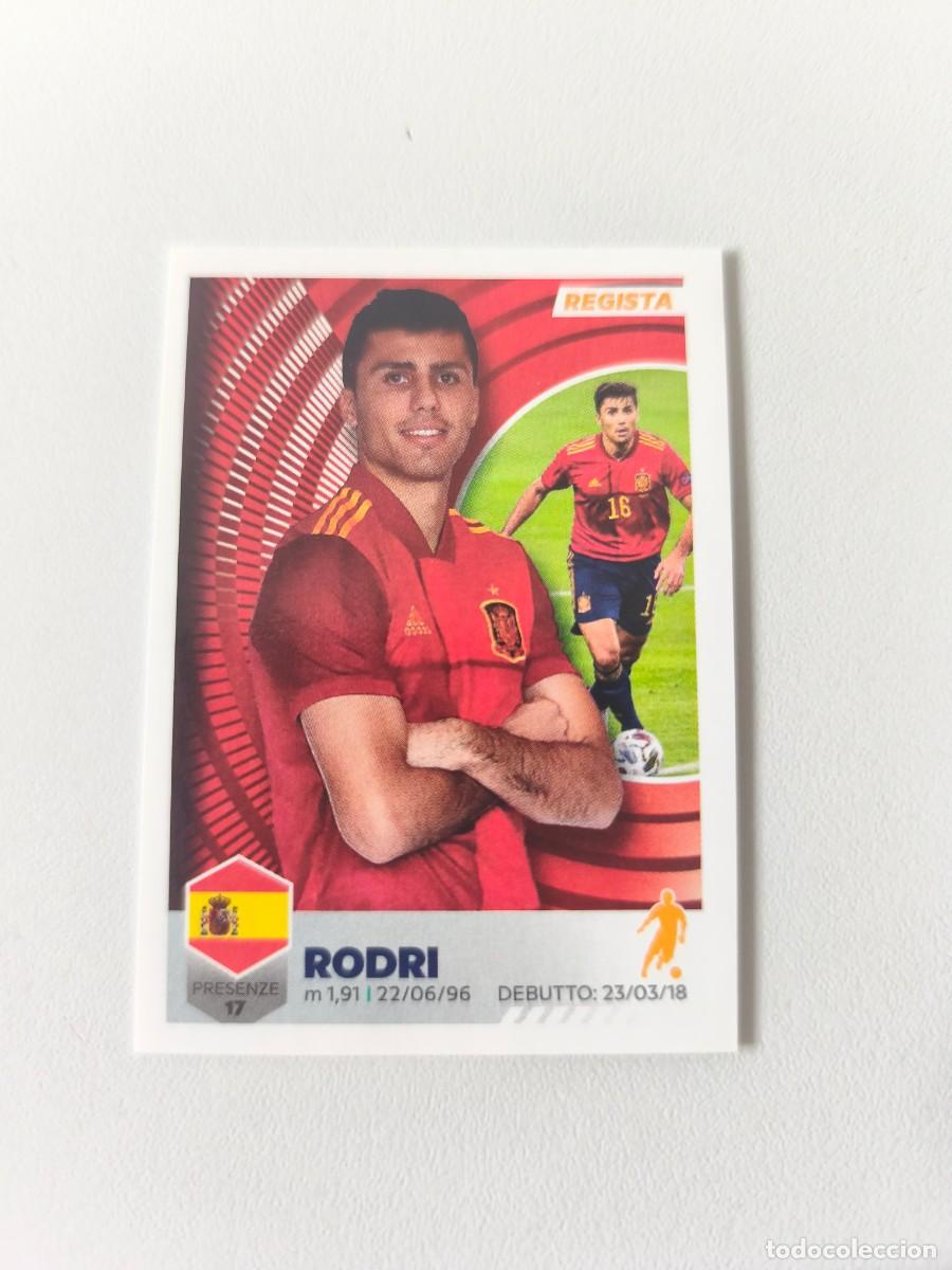 Cromos de f&uacute;tbol: UNICI PANINI 2021 RODRI 13 CJU