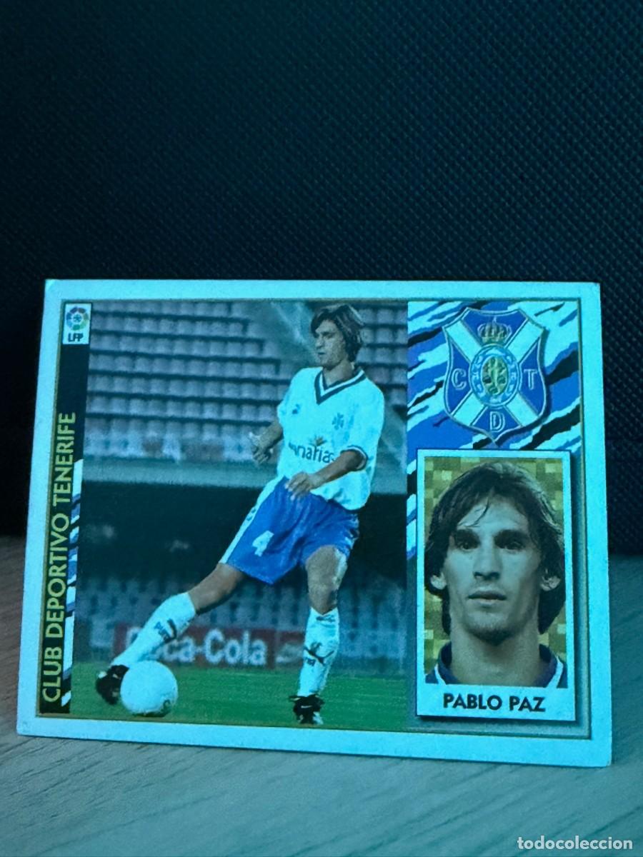 Cromos de Futebol: LIGA 97 98 - Ediciones Este - Pablo Paz - Tenerife