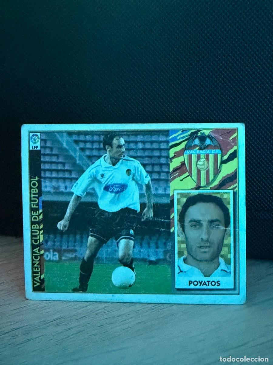 Cartes &agrave; collectionner de Football: LIGA 97 98 - Ediciones Este - Poyatos BAJA - Valencia