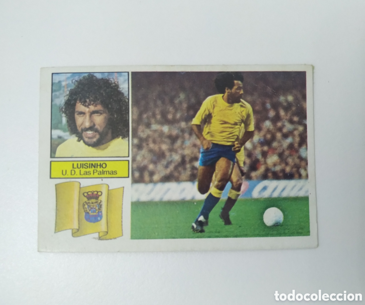 Cartes &agrave; collectionner de Football: LIGA ESTE 82 83 EDICIONES ESTE LUISINHO LAS PALMAS DESPEGADO