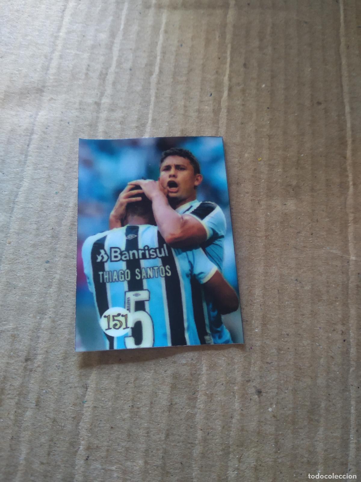 Cromos de f&uacute;tbol: 151 THIAGO SANTOS GREMIO CROMO FUTBOL LIGA BRASIL BRASILEIRAO