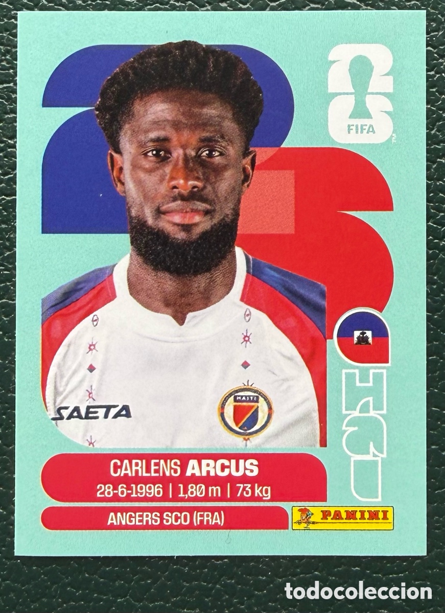 Fu&szlig;ball-Sticker: HAI 3 CARLENS ARCUS HAITI CROMOS ALBUM FIFA WORLD CUP MUNDIAL 2026 PANINI