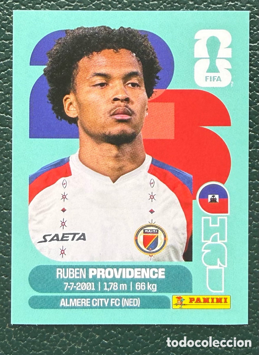 Fu&szlig;ball-Sticker: HAI 17 RUBEN PROVIDENCE HAITI CROMOS ALBUM FIFA WORLD CUP MUNDIAL 2026 PANINI