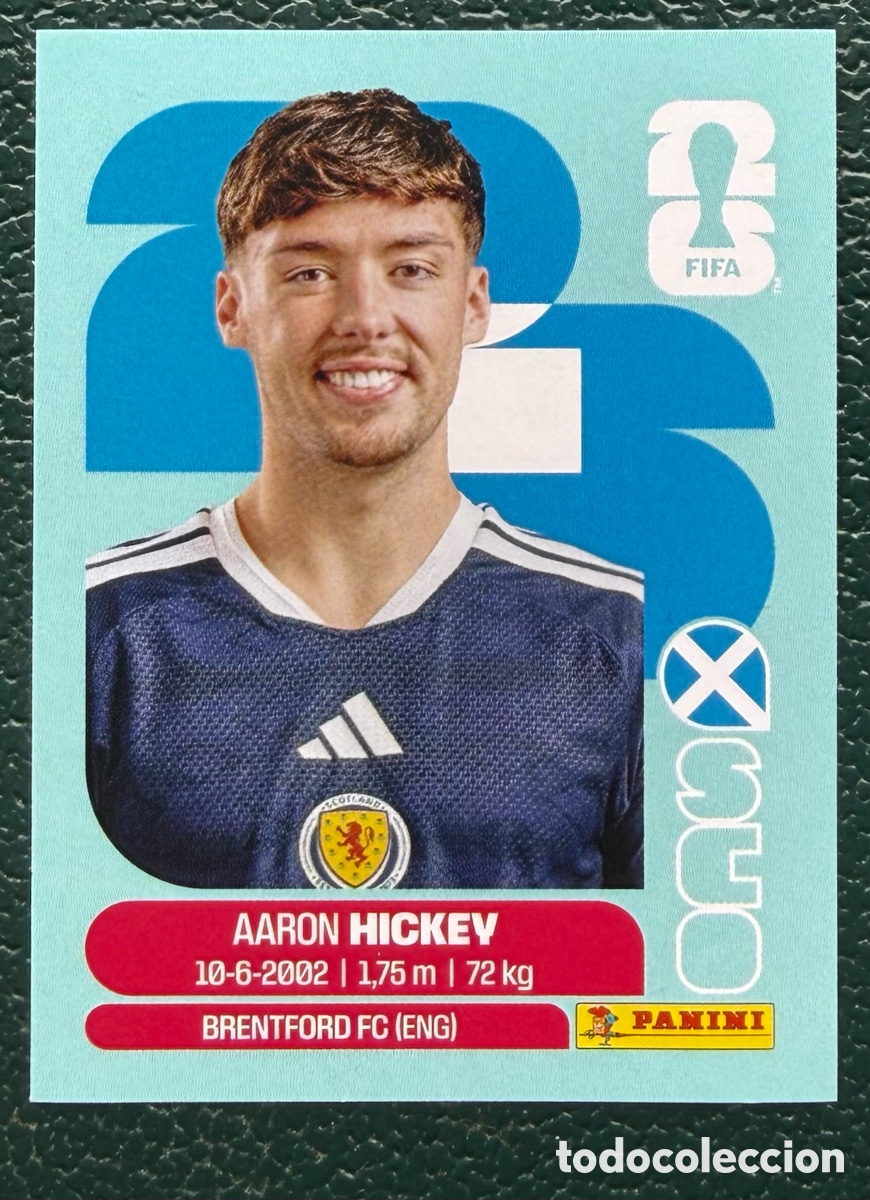 Fu&szlig;ball-Sticker: SCO 5 AARON HICKEY ESCOCIA CROMOS ALBUM FIFA WORLD CUP MUNDIAL 2026 PANINI