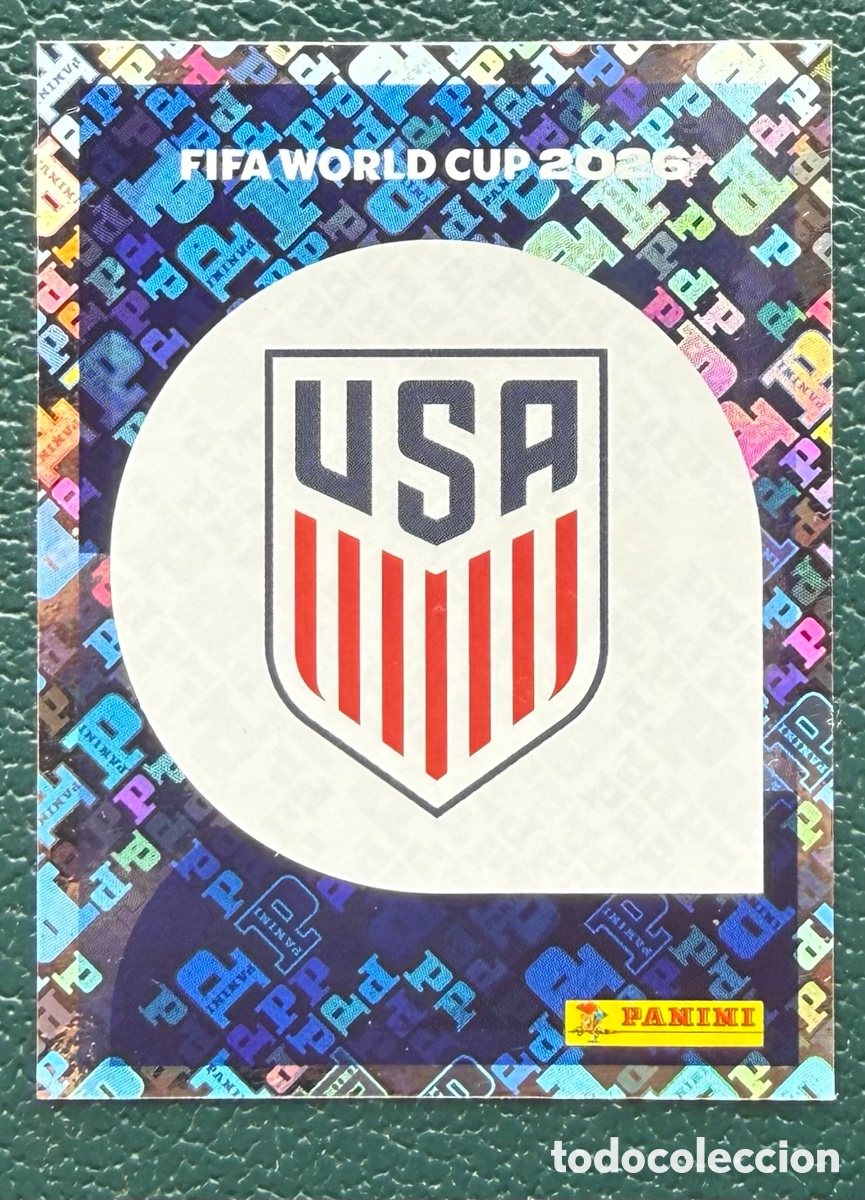 Cromos de f&uacute;tbol: USA 1 ESCUDO ESTADOS UNIDOS CROMOS ALBUM FIFA WORLD CUP MUNDIAL 2026 PANINI