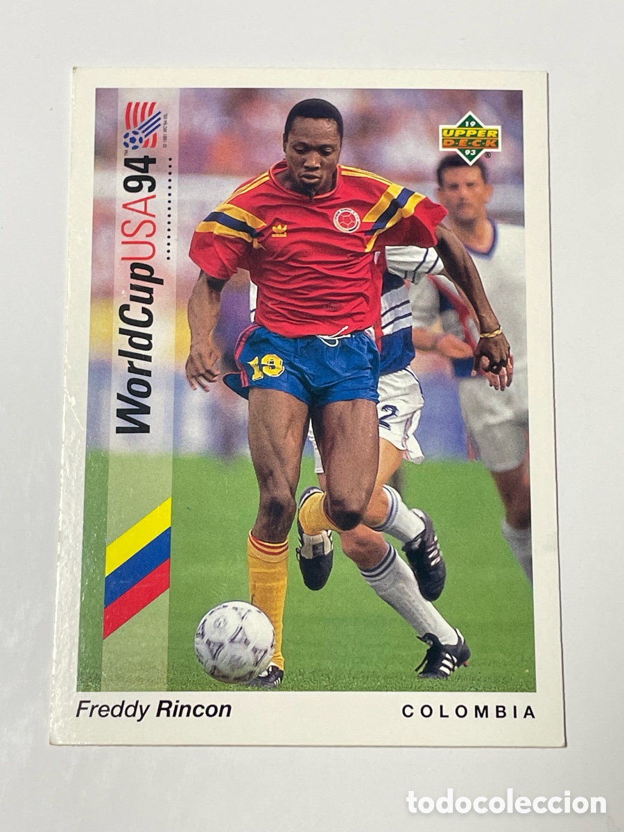 Cromos de f&uacute;tbol: Freddy Rinc&oacute;n Colombia Upper Deck World Cup USA94 #83