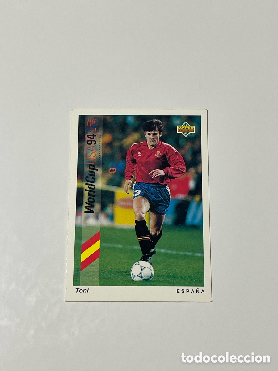 Cromos de f&uacute;tbol: Toni Mu&ntilde;oz Espa&ntilde;a Upper Deck Worl Cup USA &lsquo;94 #170