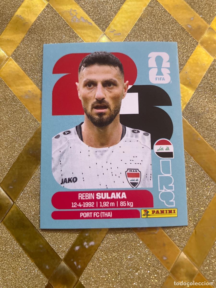 Cromos de f&uacute;tbol: CROMO DE F&Uacute;TBOL NUMERO IRQ 3 REBIN SULAKA IRAK MUNDIAL 2026 MEXICO-EEUU-CANADA PANINI !
