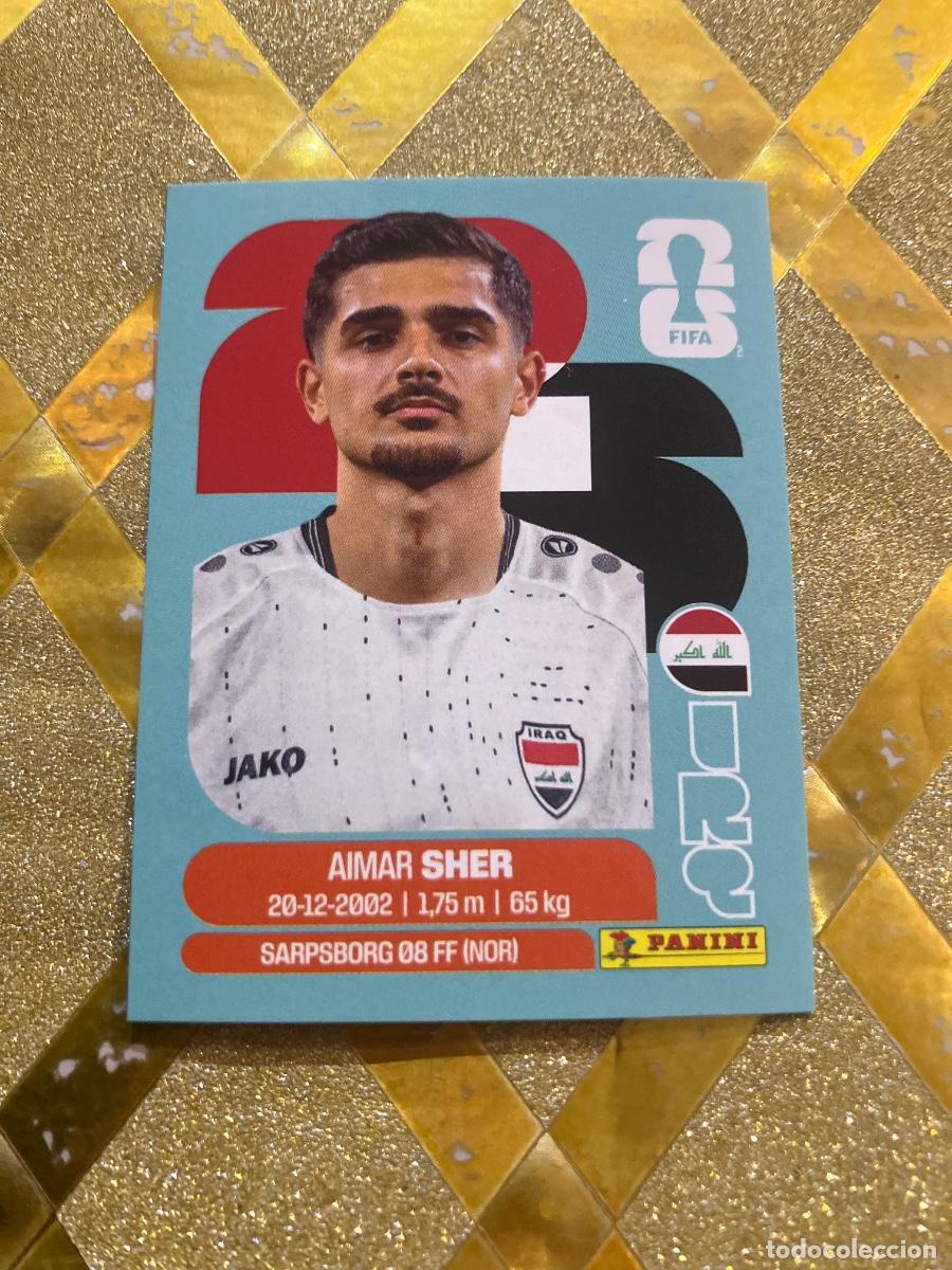 Cromos de f&uacute;tbol: CROMO DE F&Uacute;TBOL NUMERO IRQ 15 AIMAR SHER IRAK MUNDIAL 2026 MEXICO-EEUU-CANADA PANINI !